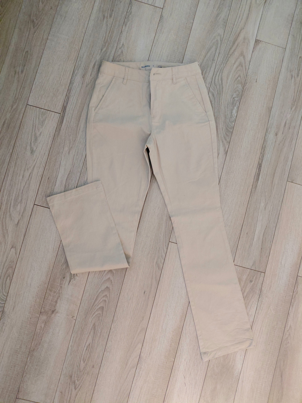 Old Navy Women's Khaki High-Rise Flare Pants